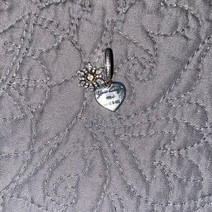 Snowflake Heart Charm